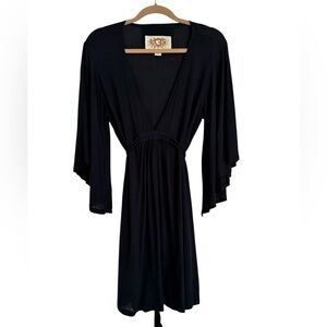 UGG Australia Black Tunic Beach Coverup One Size Flowy Swim Resort Wear